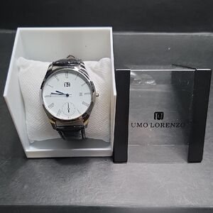 Lorenzo White and Black Men's Watch